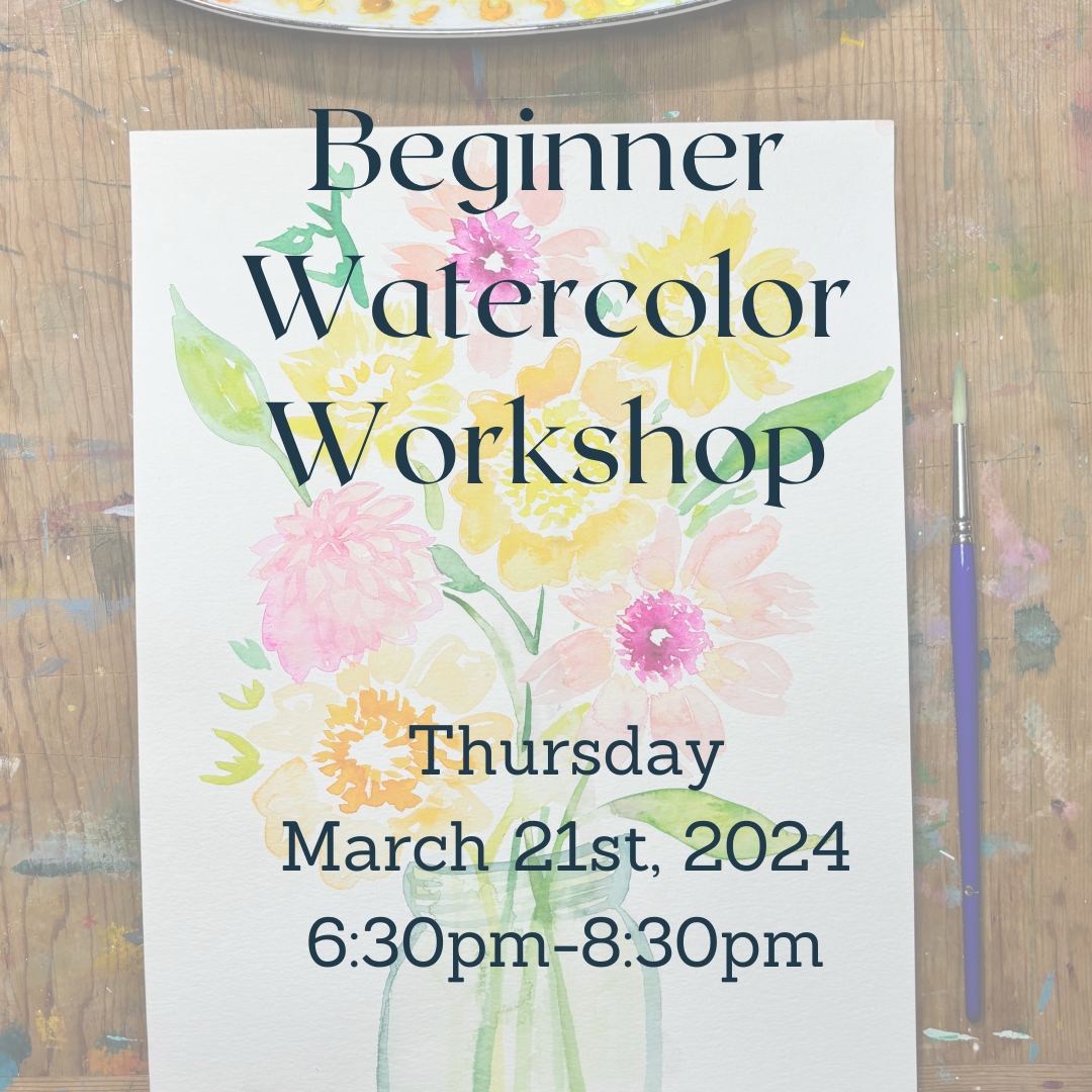 Beginner Friendly Watercolor Workshop With Brightkind Creative At
